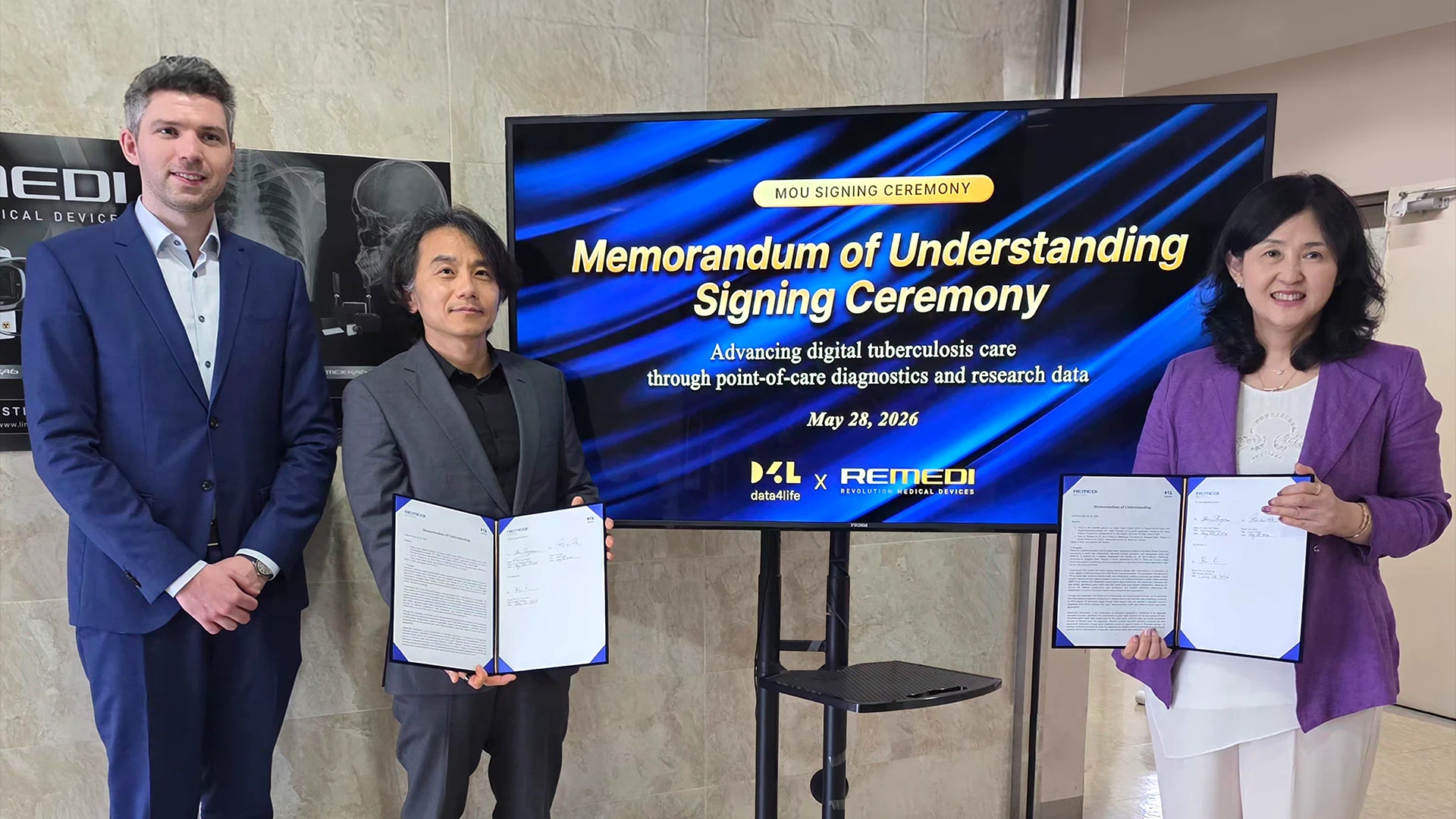 MOU Signed with Data4Life to Expand Global TB AI Data Initiatives news graphic image
